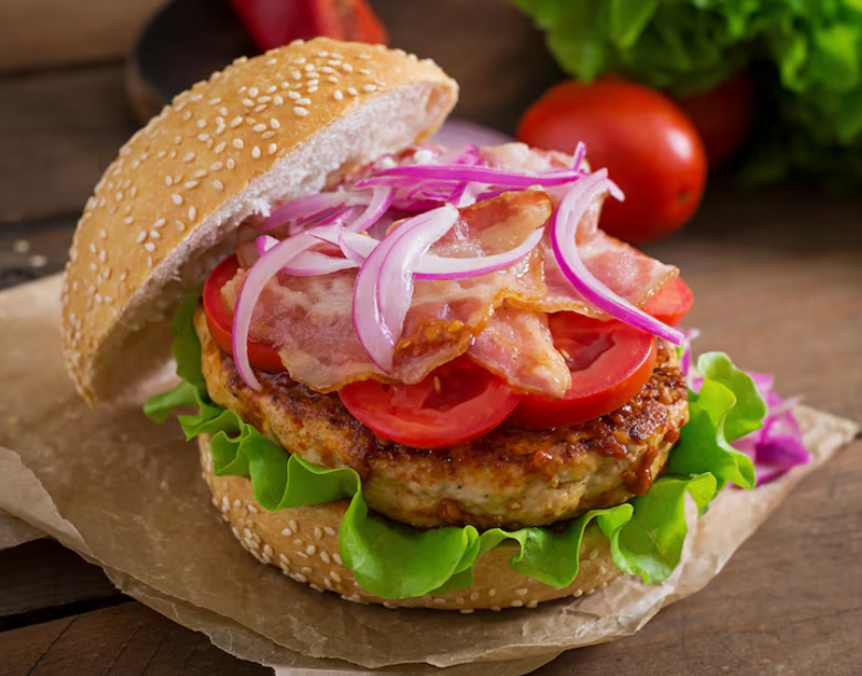 Frango cheese salada ao ponto