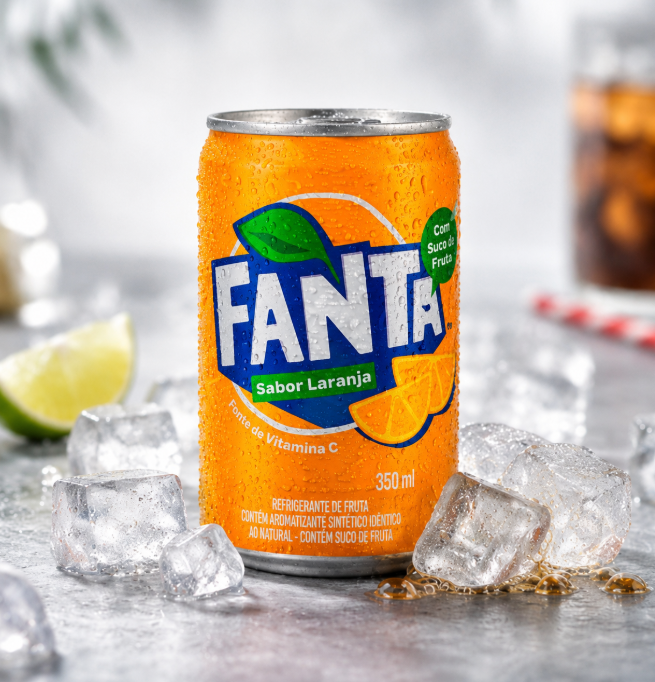 Fanta laranja lata 350ml