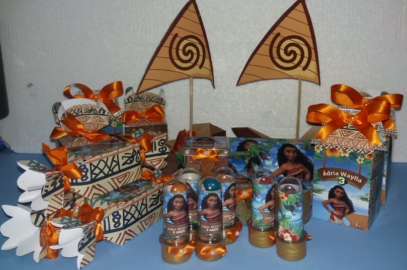 Kit festa da moana