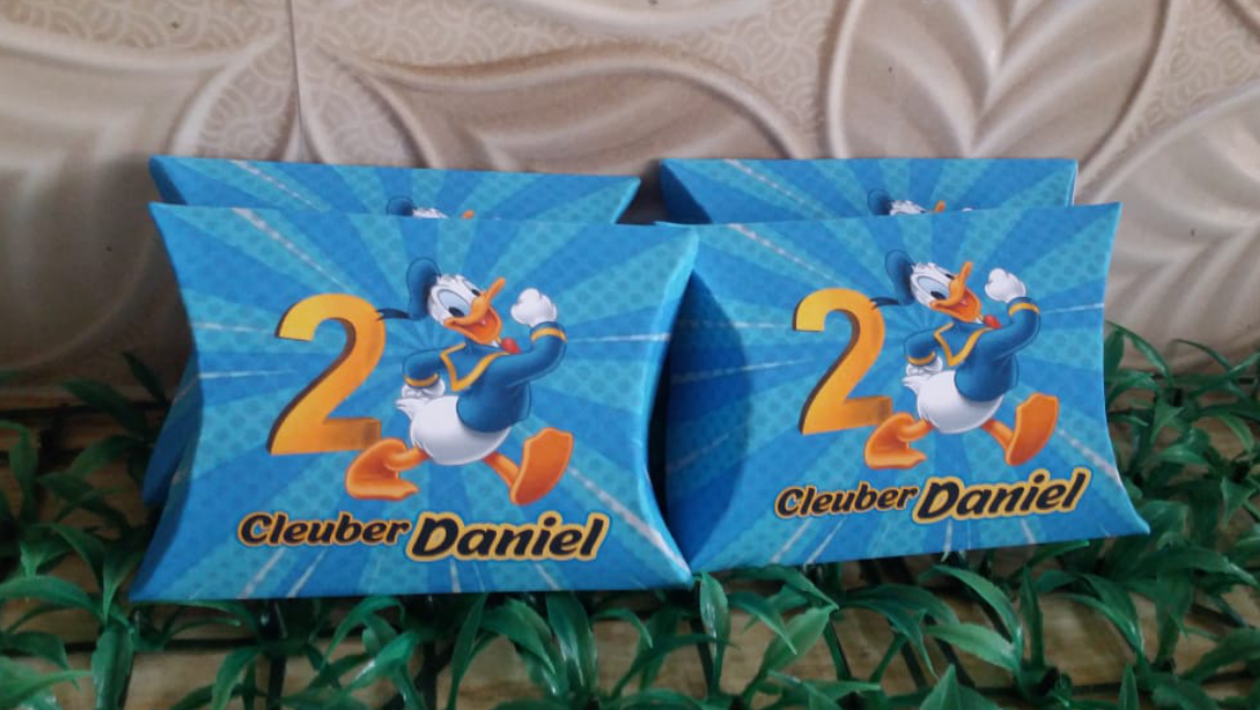 Caixa maletinha pato donald